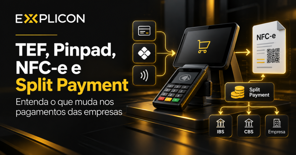 TEF, Pinpad, NFC-e e Split Payment na integração dos meios de pagamento
