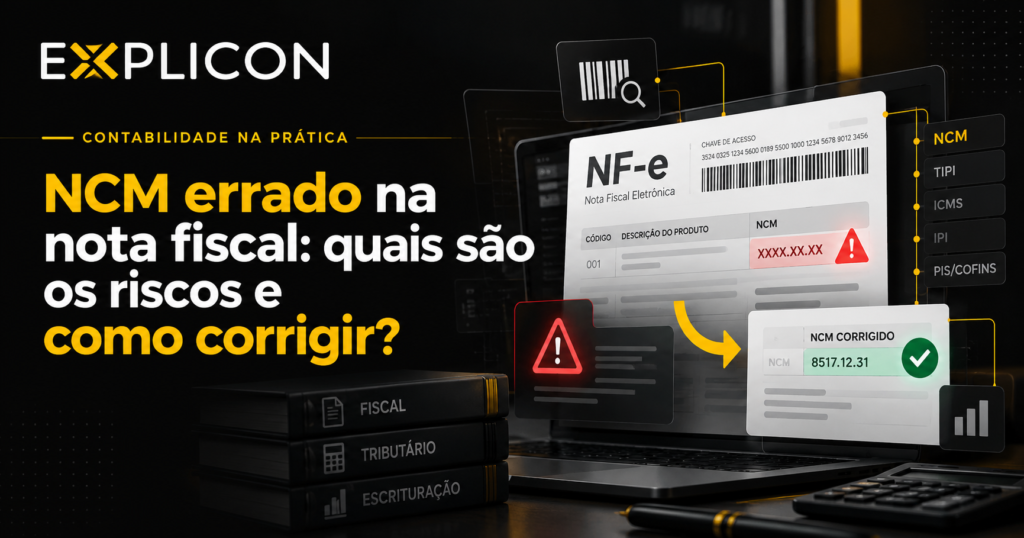 NCM errado na nota fiscal: riscos, classificação fiscal e procedimentos de correção